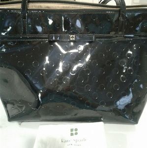 Black Patent Leather Kate Spade Tote